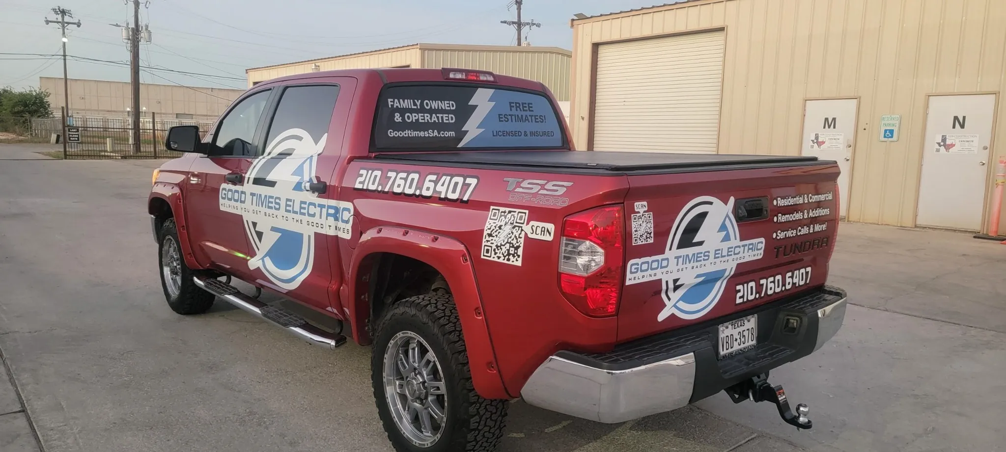 Good Times Electric truck — San Antonio TX